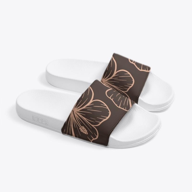 TropiLeaf comfort, white deco slides