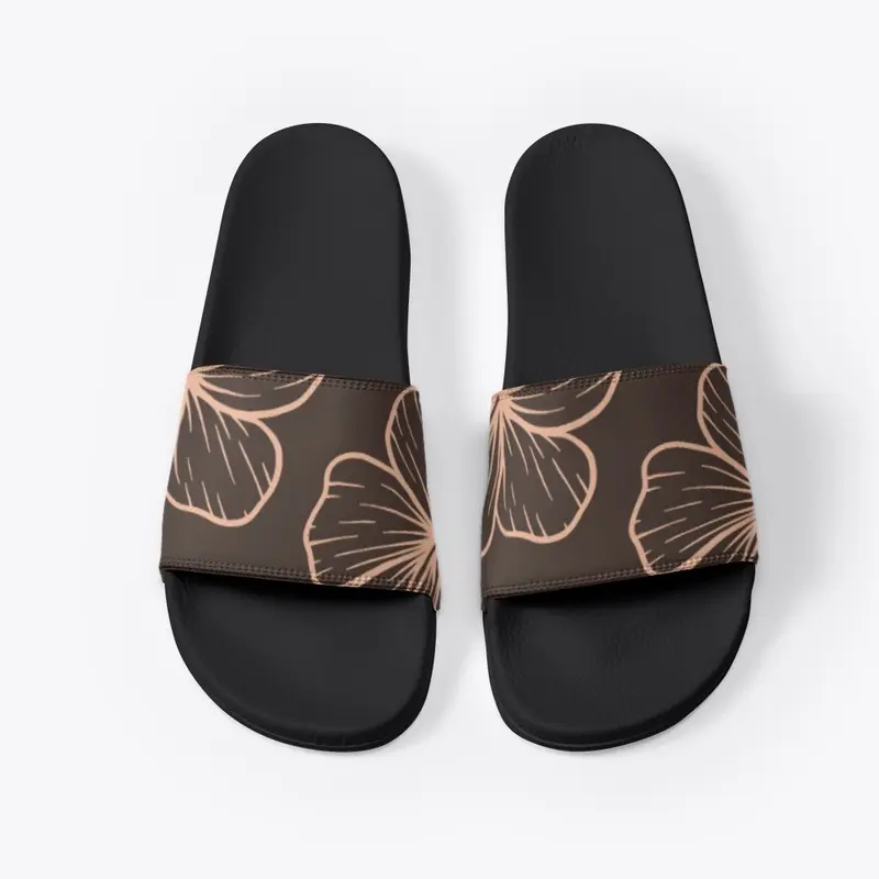 TropiLeaf comfort, balck deco slides